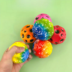 2pcs Children Outdoor Foam Ball High Bounce Moon Ball