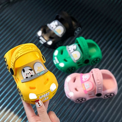 JIAGEYA Cartoon Clogs Light Breathable Baby Boys Anti Slip Indoor Outdoor