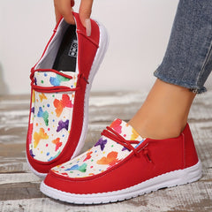 Women's Butterfly Pattern Skate Shoes Lightweight Comfortable Sole