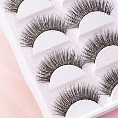 5 Pairs 3D Mink False Eyelashes Fluffy Long Dramatic Natural False Eyelashes