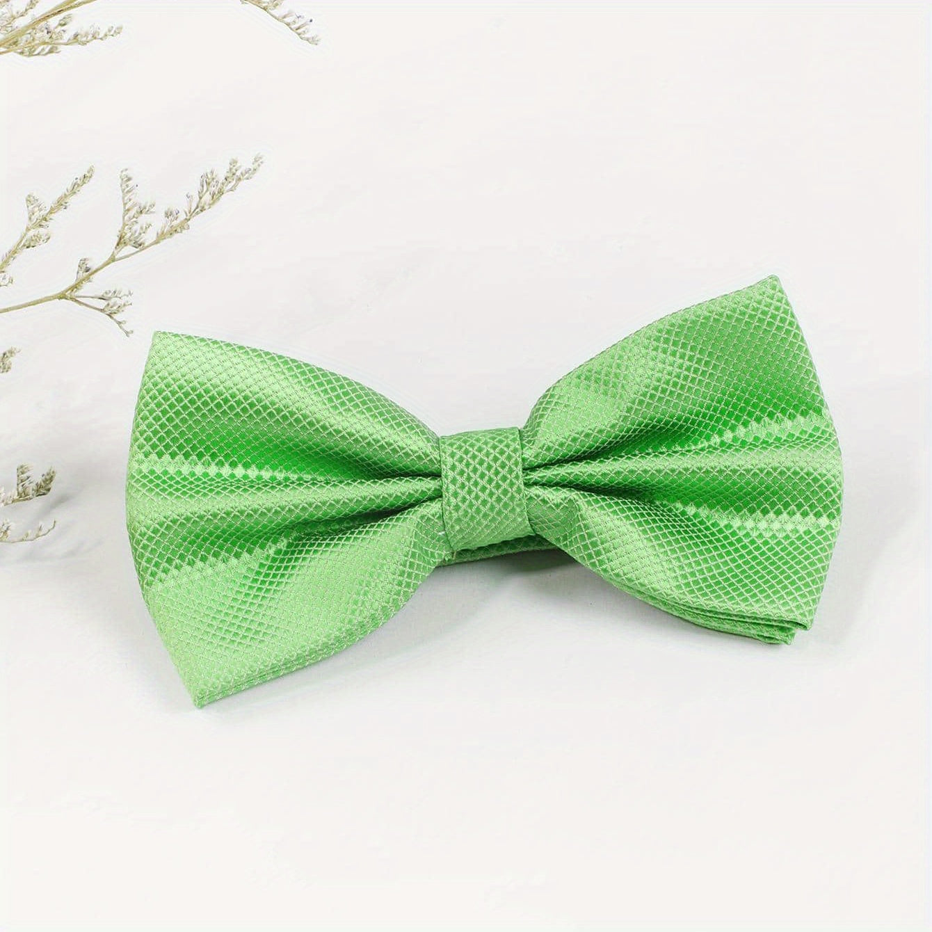 Casual Small Checkered Bow Tie for Men