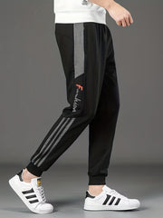 Boy's Letter Graphic Print Jogging Pants for Spring Autumn