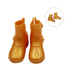 6 Pairs Men's Shoes Boots Sneaker Slipper Loafers Leather Shoes For Dolls
