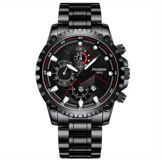 Fenzun Waterproof Sports Stainless Steel Men's Watch