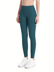 High Waist Crop Yoga Leggings Quick Dry Butt Lifting Activewear