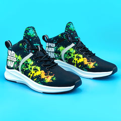 Men's 'No Excuses' Mid Top Shoes Comfy Lace Up Street Style Fitness Training