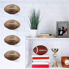 Wall Mounted Football and Rugby Rack Display Stand Holder