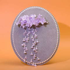 Vintage Style Lily of the Valley Tassel Hair Clip