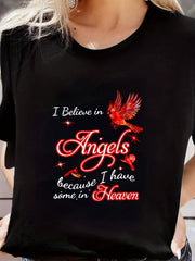 Solid Short Sleeve T-shirt for Women Comfort Fit