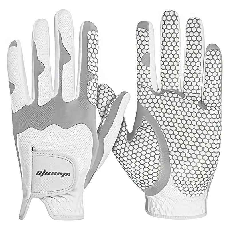 1 Pc Golf Glove Non-slip Breathable Silicone Wear-resistant Grip
