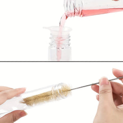 18pcs 115ml Transparent Plastic Test Tubes With Screw Caps and Funnels