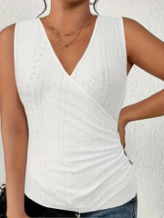 Women's Eyelet Embroidered Tank Top