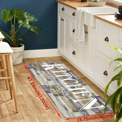 Stain Resistant Kitchen Rug Soft Memory Foam Mat Anti Fatigue Rug Runner