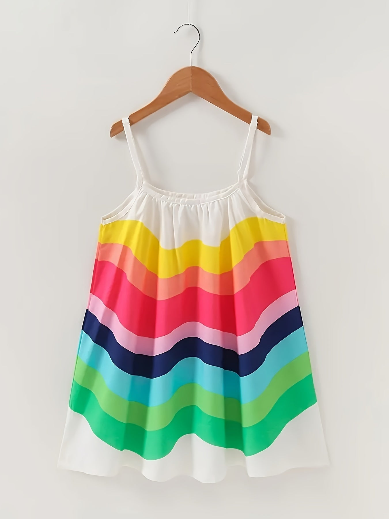 Sweet Girls Polka Dot Print Cami Dress Summer Casual