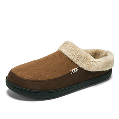 Men's Cozy Fleece Slides Plush Slippers