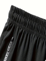 Men's Quick Loose Shorts With Zipper Pocket Active Slightly Stretch Breathable