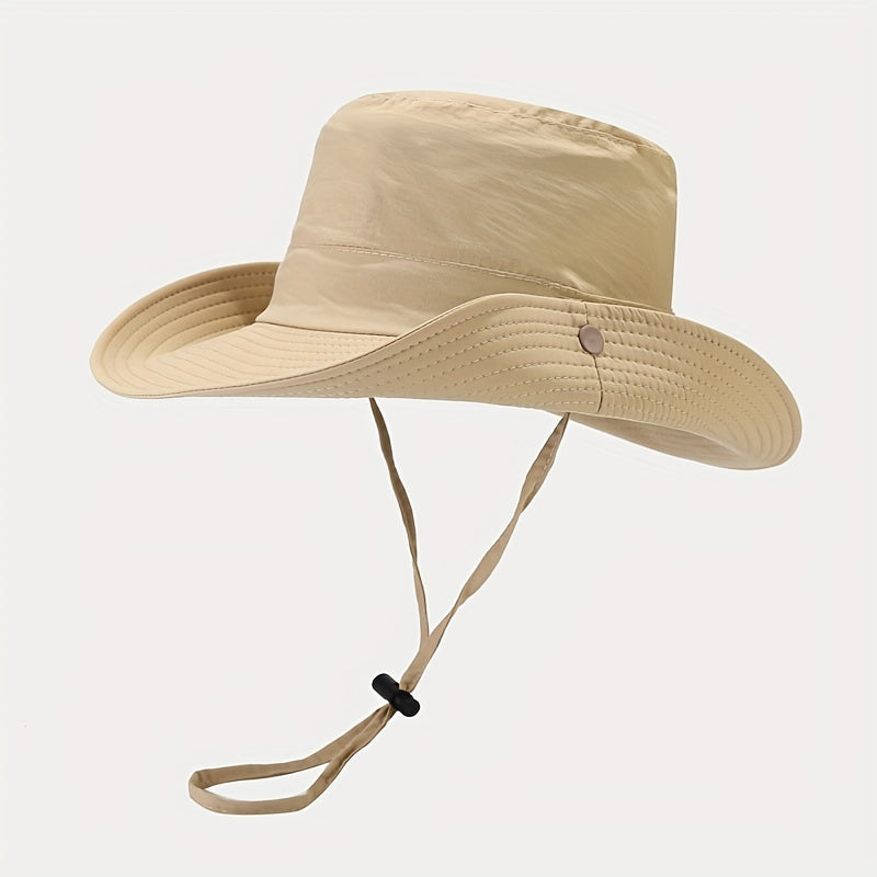 Unisex Sunshade Bucket Hat Quick Dry Sun Hat for Outdoor Travel
