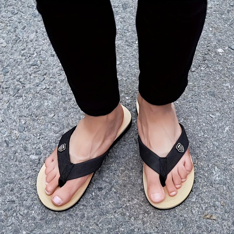 Men's Durable Non Slip Flip Flops for Outdoor Activities