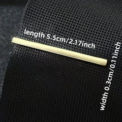 Men's Tie Clips Copper Necktie Tie Bar Pinch Clasp Wedding