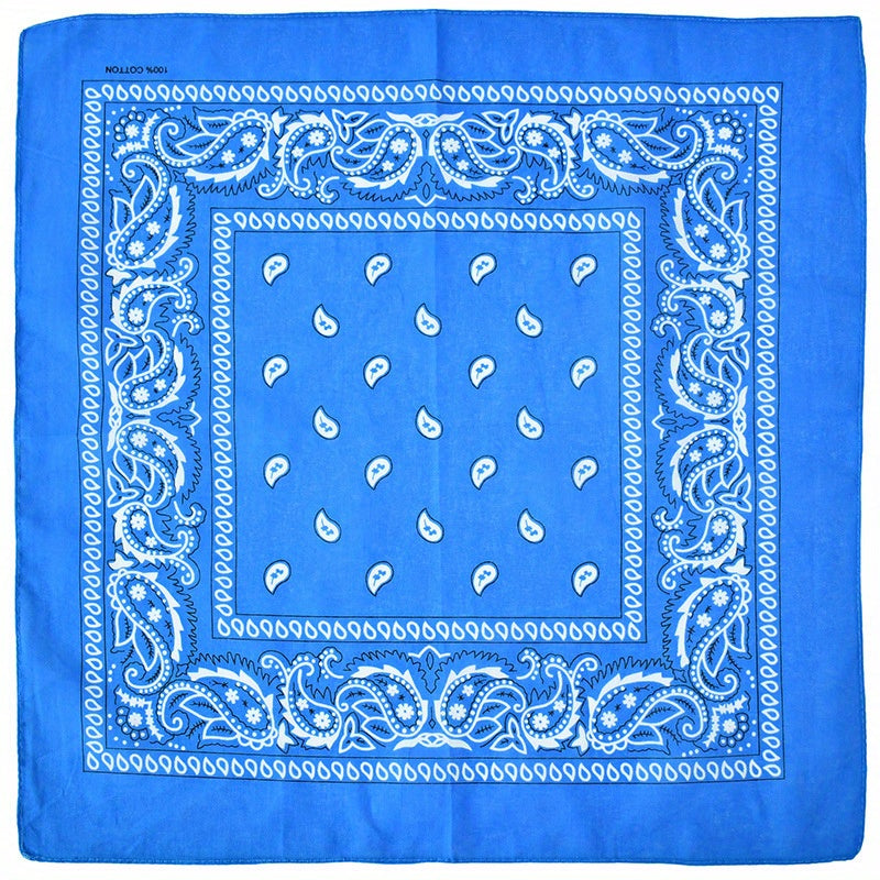 54 Paisley Print Bandana Candy Hip Hop Square Scarf Neckerchief Unisex Headband