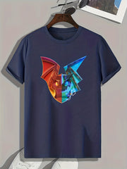 Pattern Men's Graphic T shirt Casual Comfy Tees For Summer Mens Clothing