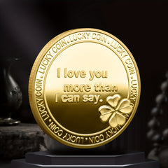 Love Pattern Lucky Coins For Men Women