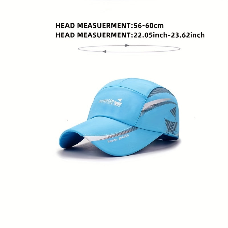 Men's Sports Cap Breathable Quick drying Cap Spring And Summer Women's Sunshade