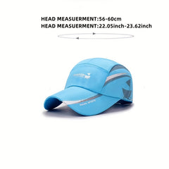 Men's Sports Cap Breathable Quick drying Cap Spring And Summer Women's Sunshade