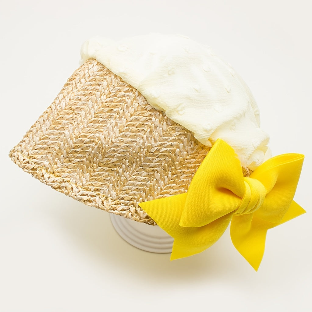 Adorable Dovetail Bow Baby Court Hat