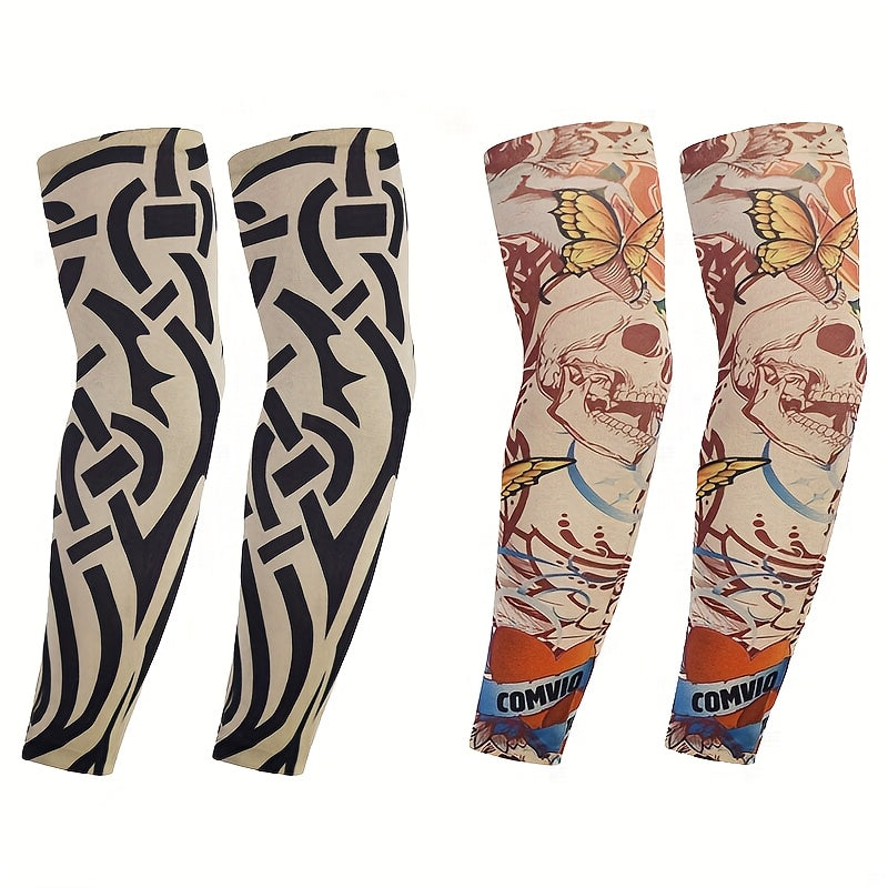 2Pcs Arm Sleeves Sun Protection Sports Sleeves for Running Fishing Cycling