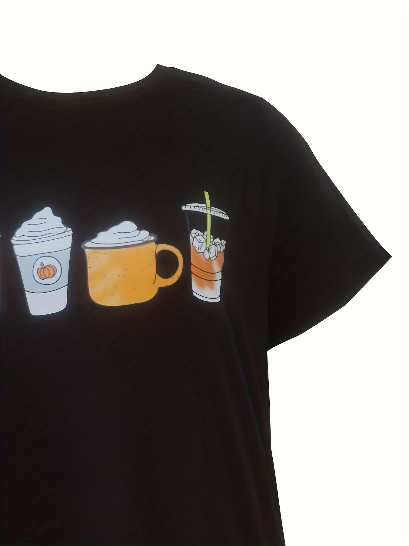 Pumpkin Drinking Print Nightdress