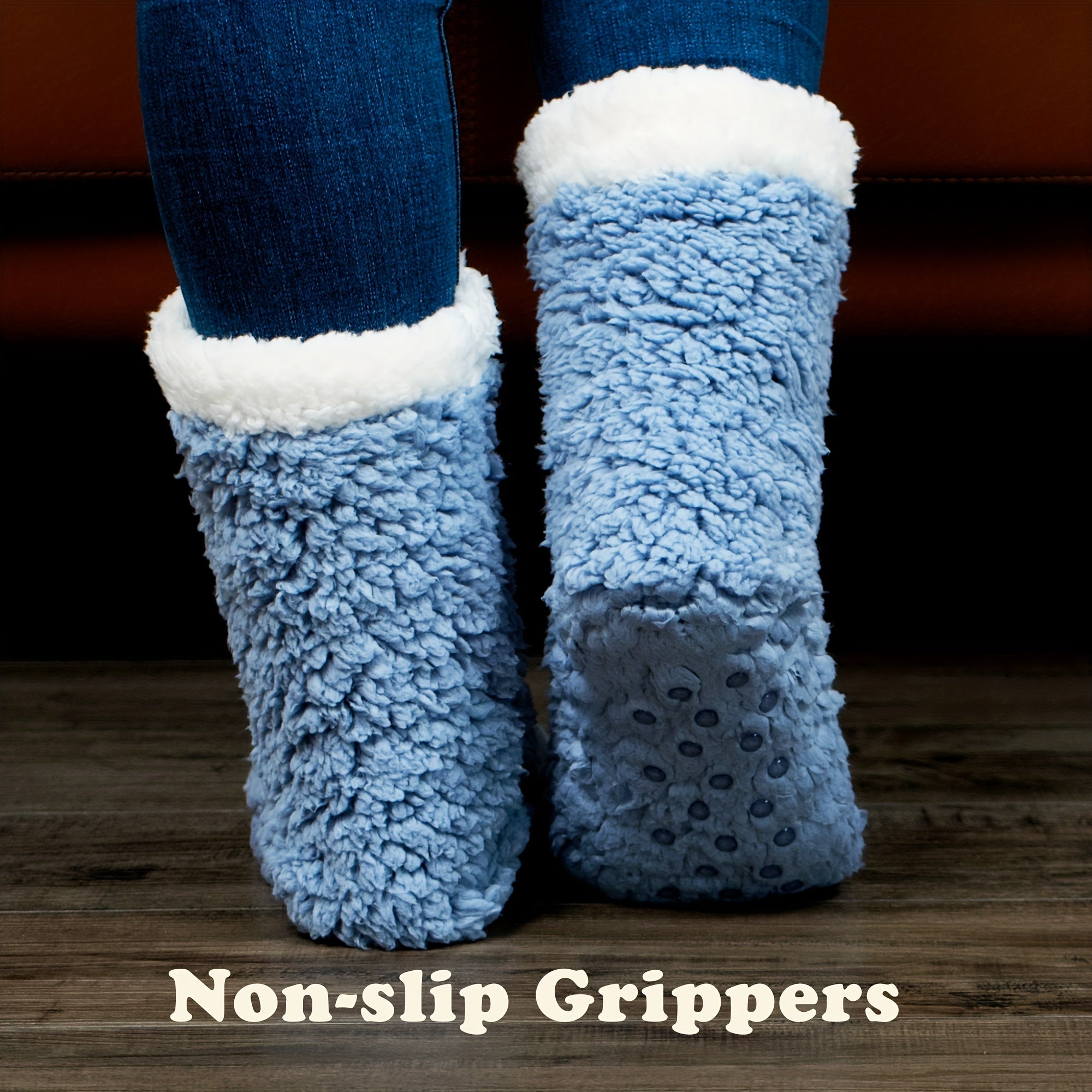 Cozy Fuzzy Slipper Socks for Women