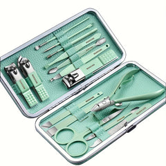 18pc Outdoor Portable Nail Clipper Set Household Adult Foot Repair Tool