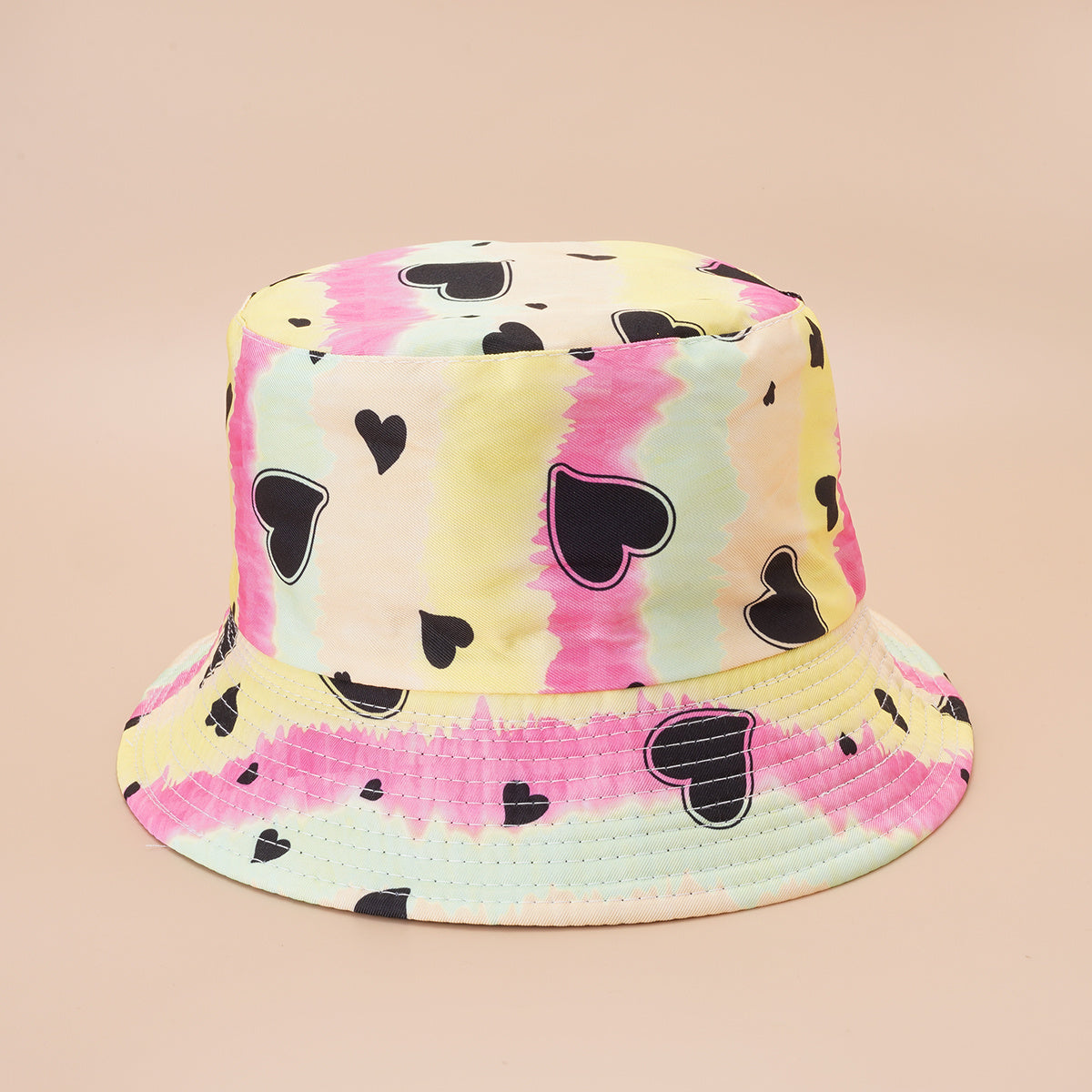 Love Pattern Sunshade Bucket Hat For Men