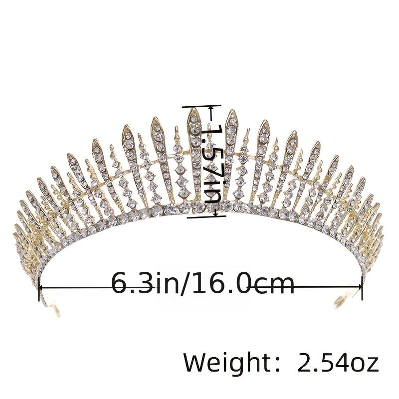 Queen's Tiara Crown Rhinestone Hair Hoop Wedding Accessories