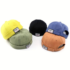 Retro Cotton Brimless Hat Unisex