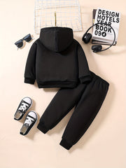 Baby Girl Floral Graphic Sweatshirt Pants Casual Set