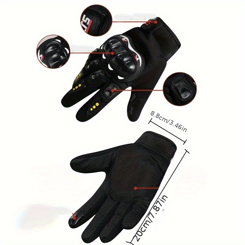 Motorcycle Full Finger Sports Racing Cycling Street Fitness Gloves
