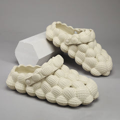 Men's Massage Bubble Slides Non-Slip Spa Slippers