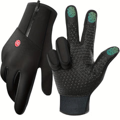 Winter Cycling Gloves Touch Screen Windproof Skiing Hiking Gloves