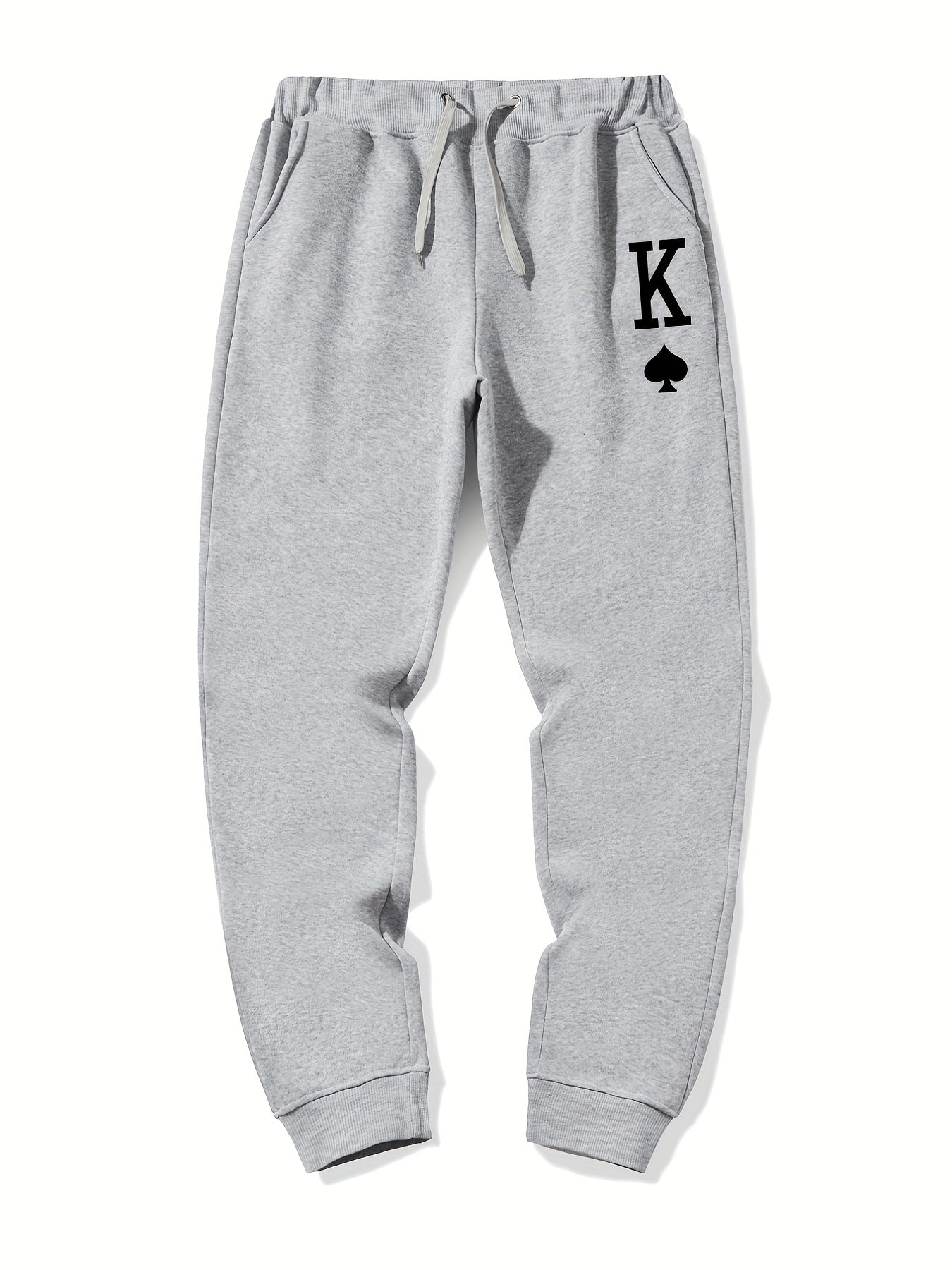 Spade K Men's Drawstring Sweatpants Loose Comfy Jogger Pants