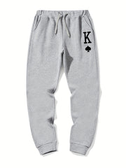 Spade K Men's Drawstring Sweatpants Loose Comfy Jogger Pants