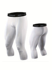 Compression Leggings for Sports & Yoga, Quick Drying Tight Fitness Pants