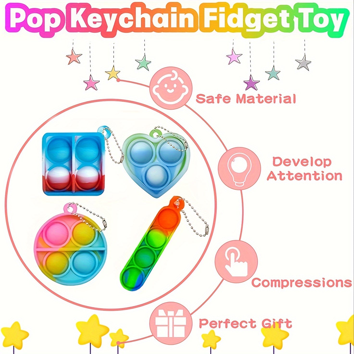 Fidget Toys Set Sensory Party Favors for Boy Girl Adults Autism Stress Relief