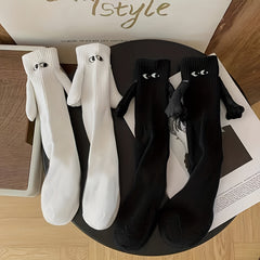 Couple Funny Socks with Magnetic Dolls - Unique Gift Idea for Couples
