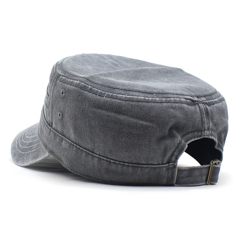 Men's Vintage Flat Cap for Outdoor Baseball