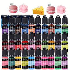 30-Piece Candle Dye Kit - Liquid Colorants for DIY Candles