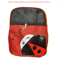 Kids Cartoon Kindergarten Backpack Ladybug Print Car Backpack