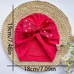Soft Baby Headband Bowtie Hat for Newborns