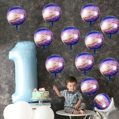 6pcs Space Balloons for Astronaut Parties